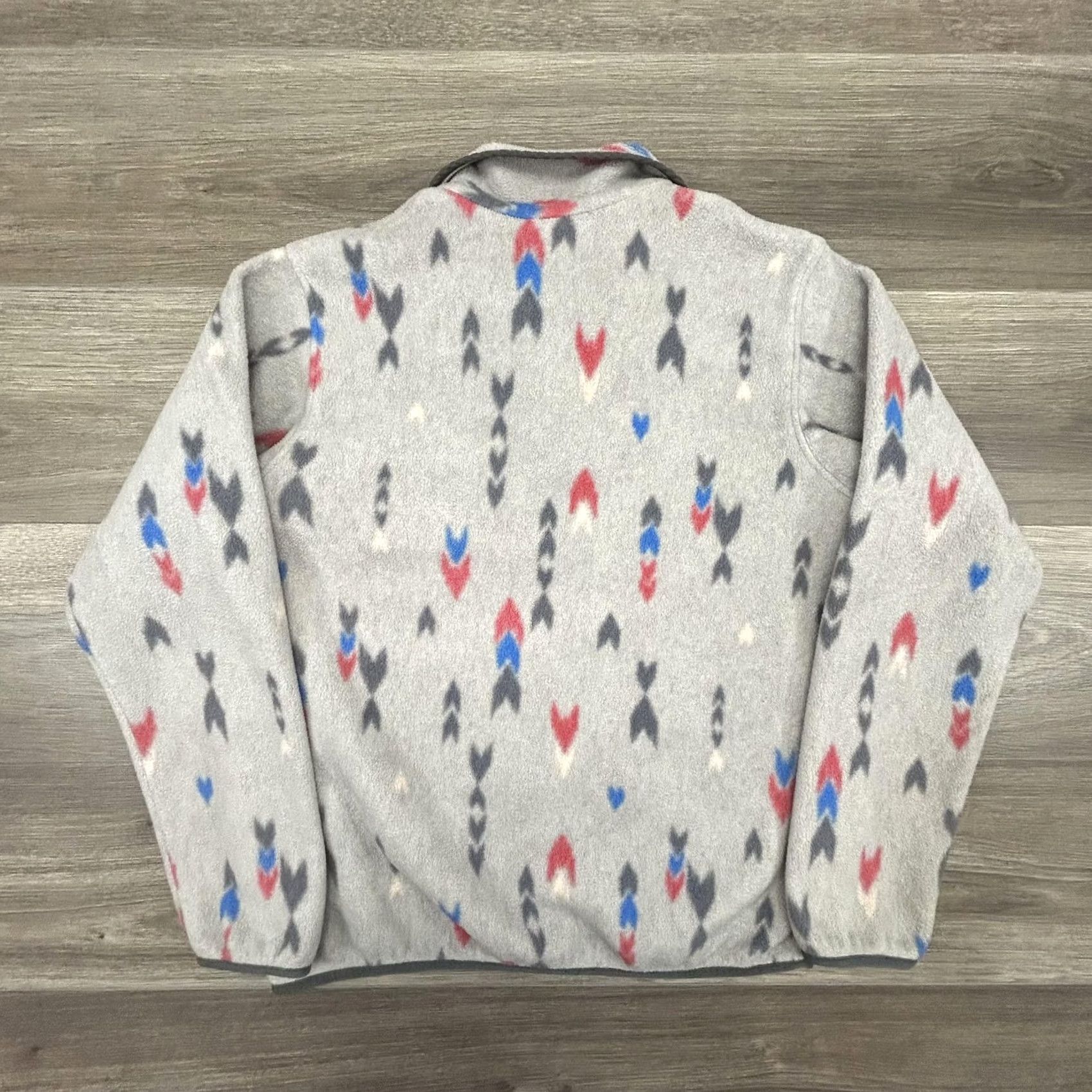 Patagonia Patagonia Synchilla Snap-T Fleece Pullover Jacket Womens M Gray Southwestern All Seasons Outdoor Size M / US 6-8 / IT 42-44 - 2 Thumbnail