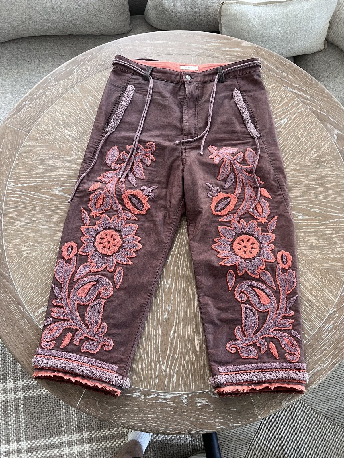 Craig Green AW23 Craig Green Tapestry Red Floral Pants L Men’s Size US 36 / EU 52 - 1 Thumbnail
