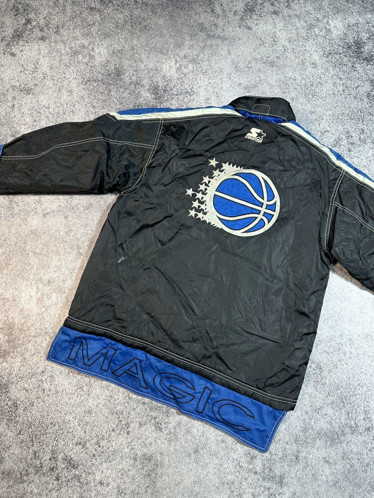 NBA × Starter × Vintage Vintage NBA Starter Orlando Magic Jacket Back Logo Rare USA Size US M / EU 48-50 / 2 - 4 Thumbnail