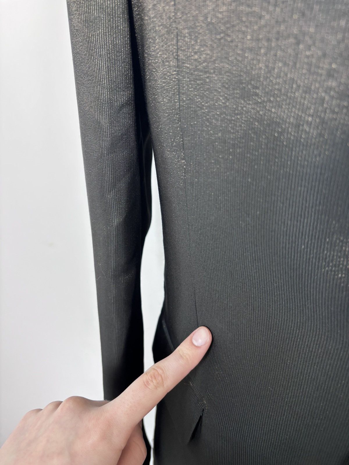Lubiam Lubiam 1911 Cerimonia Shiny Brown Wool Blend Blazer Jacket Size 38R - 8 Thumbnail