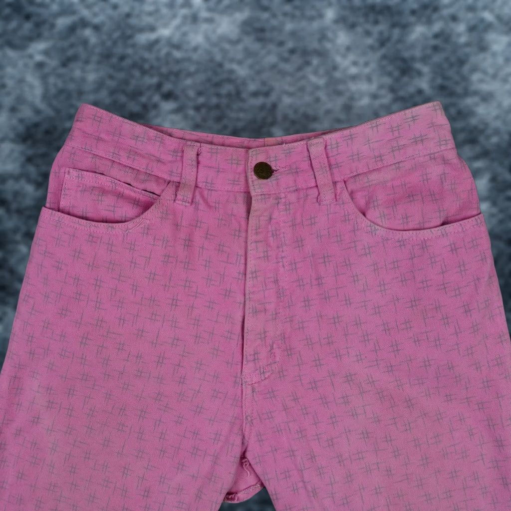Guess VINTAGE GUESS Jeans Womens 30 Pink High Rise Tapered Made USA 80s Cross Slim Ankle Pockets Size 30" / US 8 / IT 44 - 1 Thumbnail
