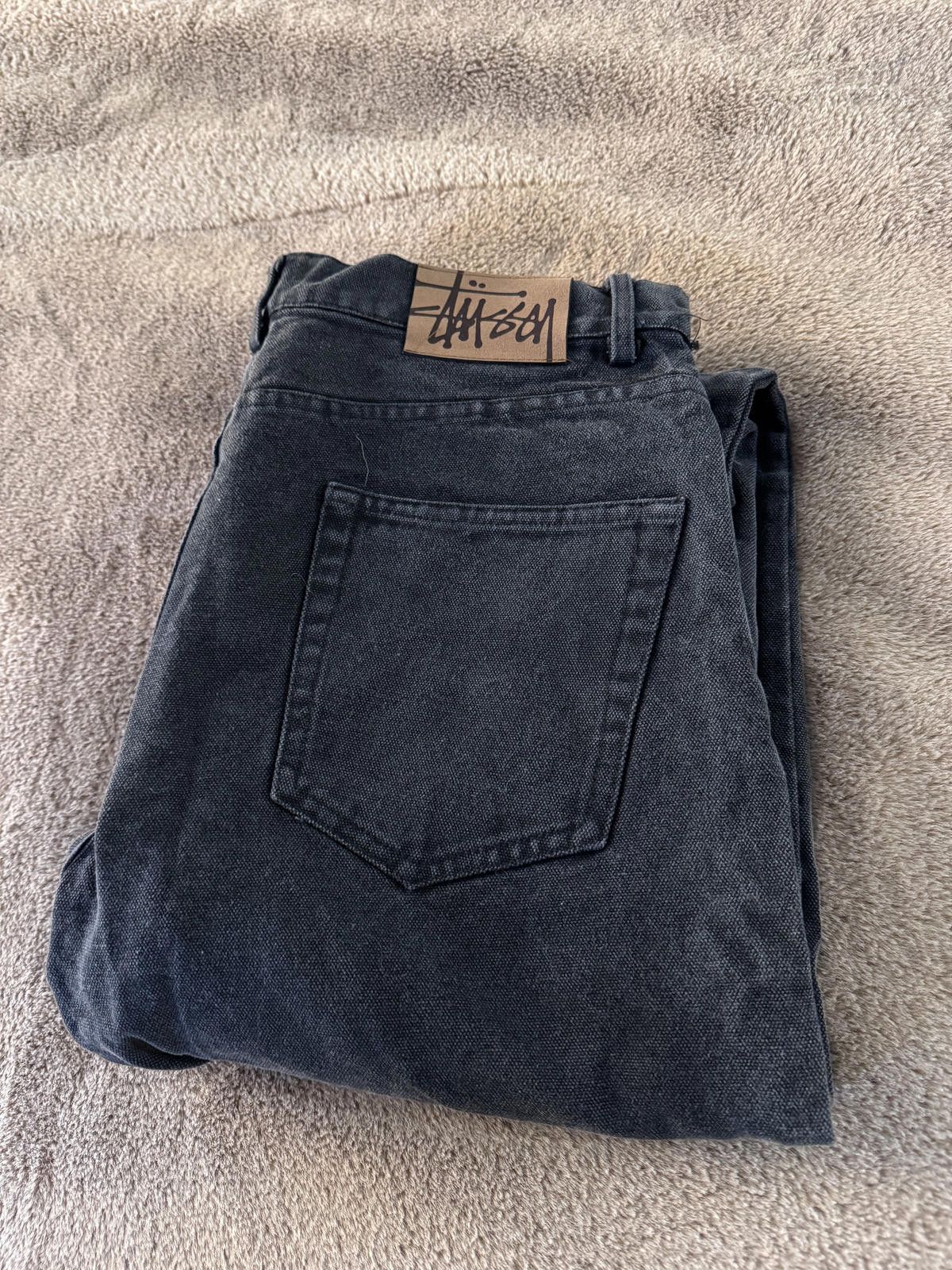 Stussy Stussy Quality Workgear Black Denim Jeans Size US 30 / EU 46 - 2 Thumbnail