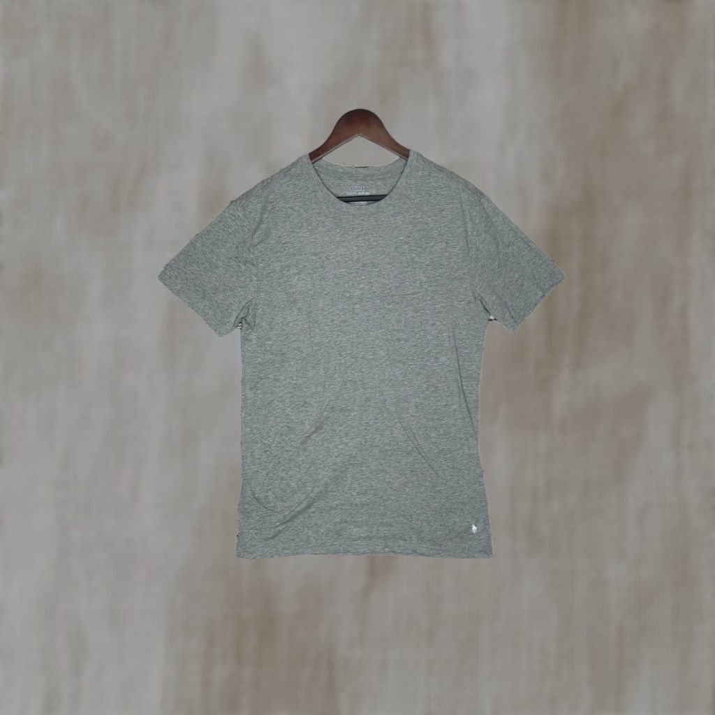Polo Ralph Lauren Polo Ralph Lauren Mens Gray Crew Neck Short Sleeve T Shirt Slim Fit Stretch Logo Size US L / EU 52-54 / 3 - 1 Thumbnail