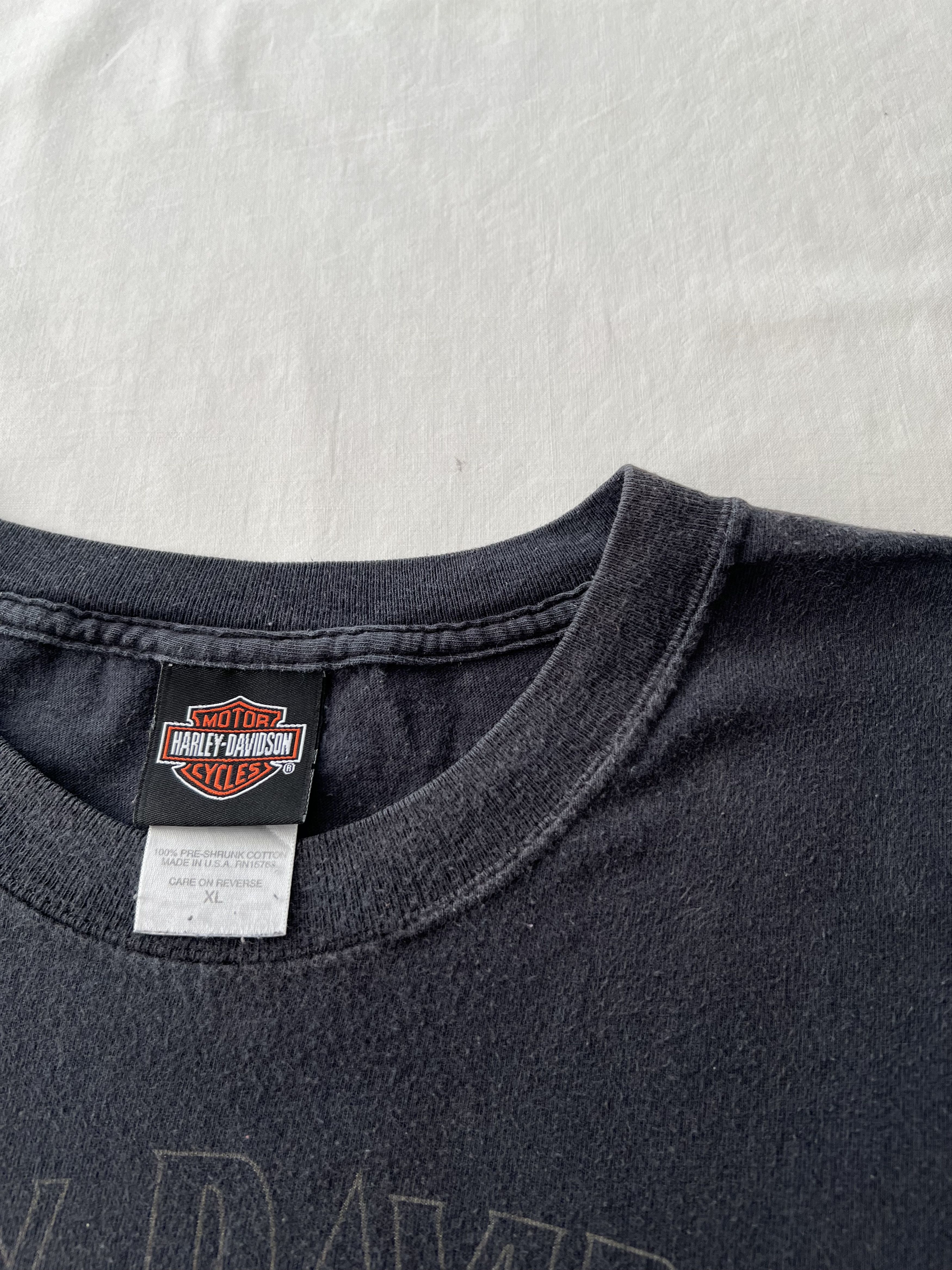 Harley Davidson Vintage 2006 Harley Davidson Motorcycle Fire Flame T-shirt Size US XL / EU 56 / 4 - 12 Thumbnail