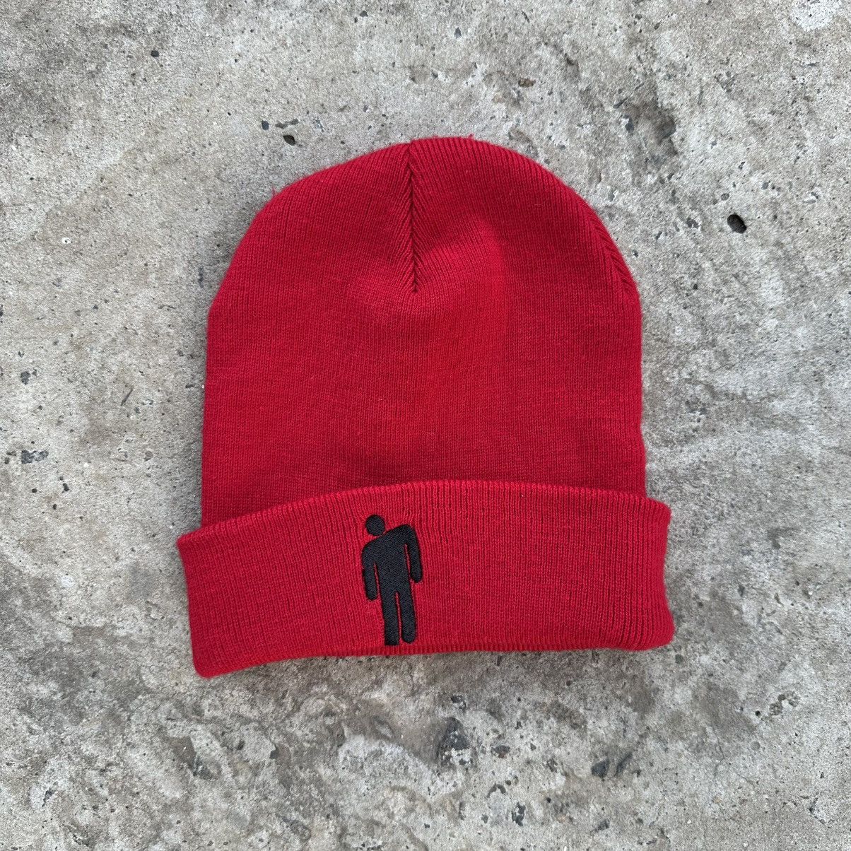 Billie Eilish Vintage Japanese Style Billie Eilish Hat Cap Red Y2K Size ONE SIZE - 1 Thumbnail