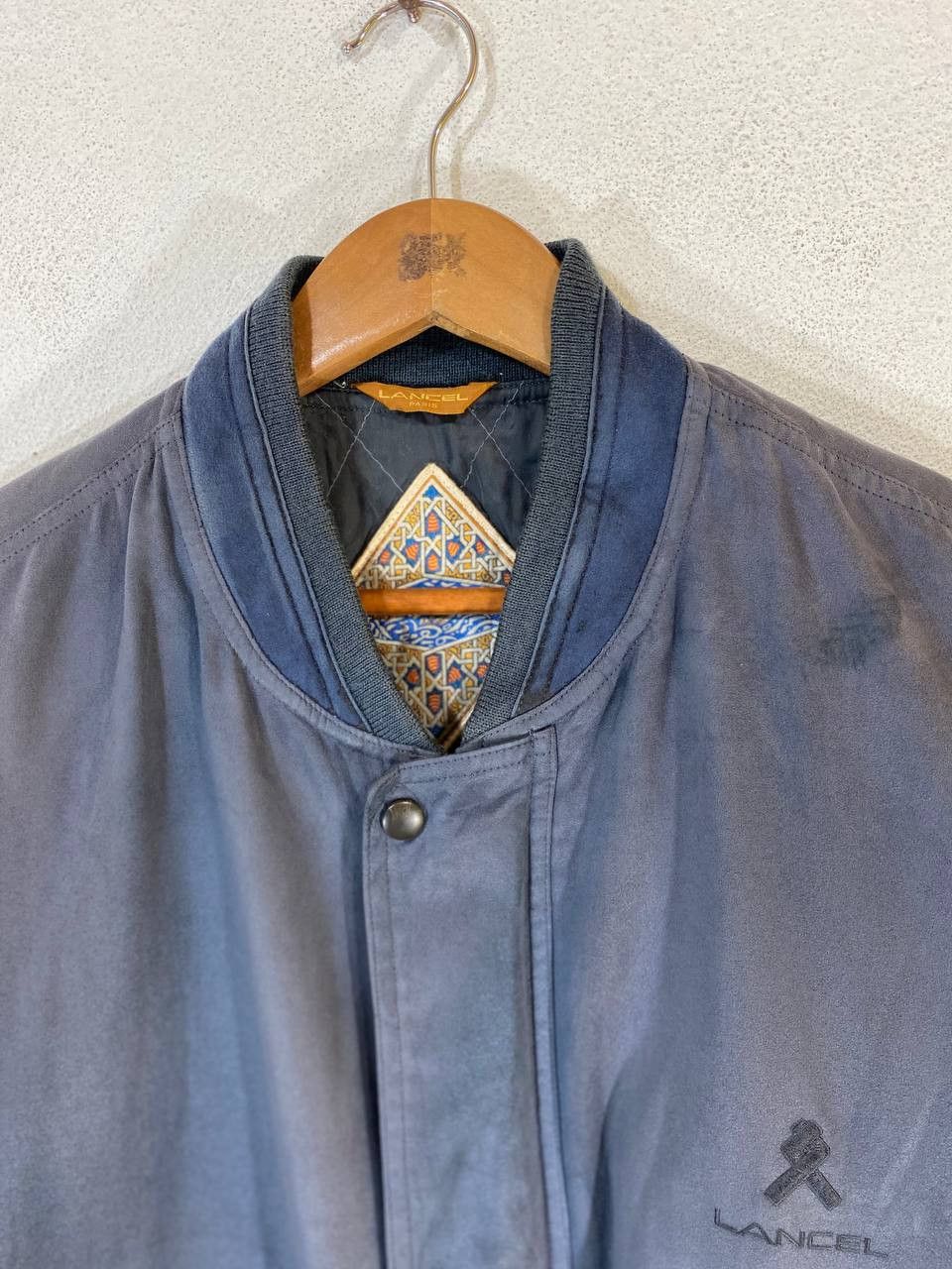 Lancel lancel velvet bomber jacket qiulted lining Size US L / EU 52-54 / 3 - 2 Thumbnail