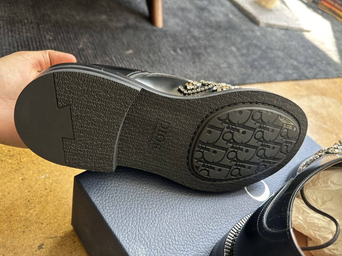 Dior Dior Couture Black Calfskin with Silver-Tone Cabochons Size US 10 / EU 43 - 5 Thumbnail