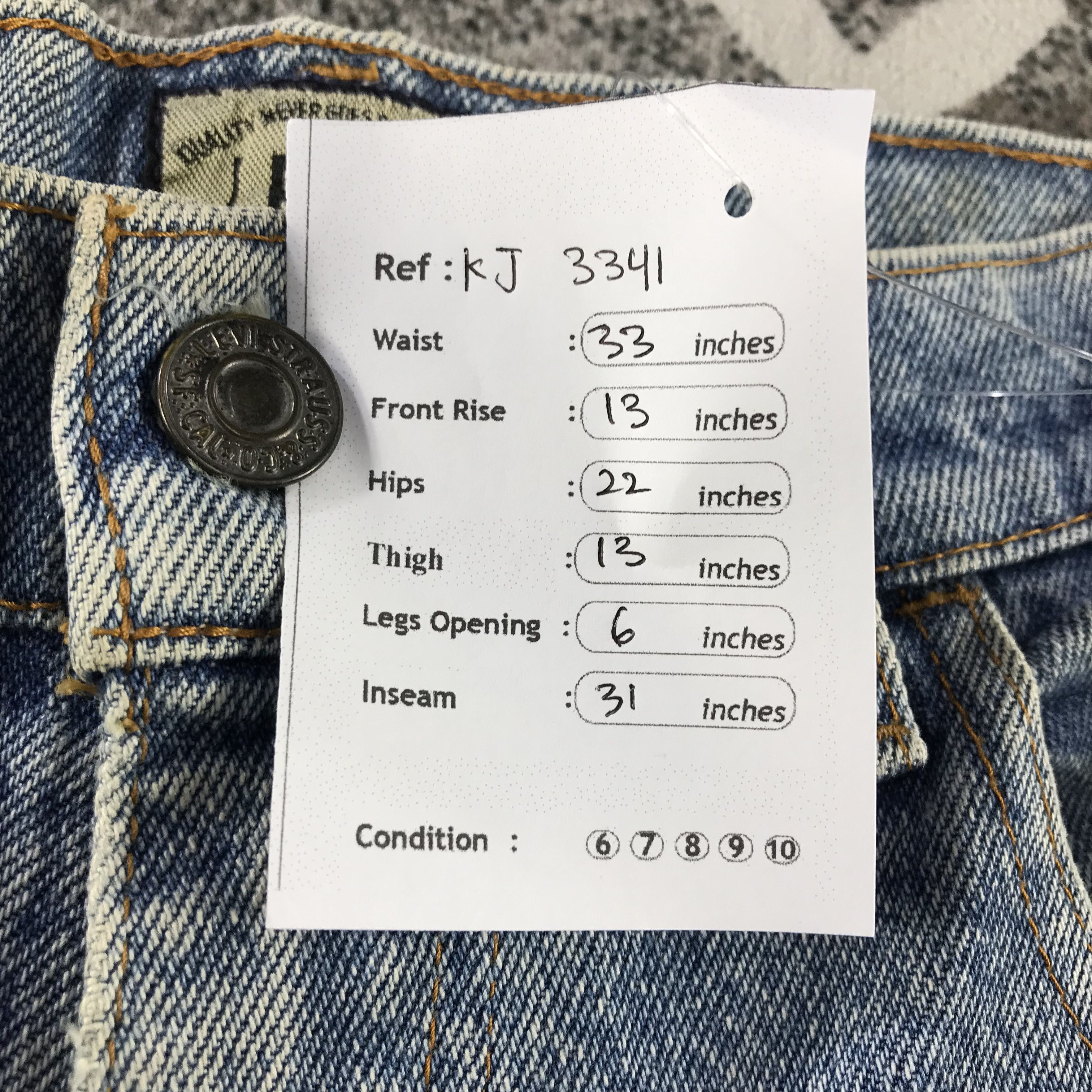 Levi's Vintage Levis 656 Jeans Distressed Denim KJ3341 Size US 32 / EU 48 - 13 Thumbnail
