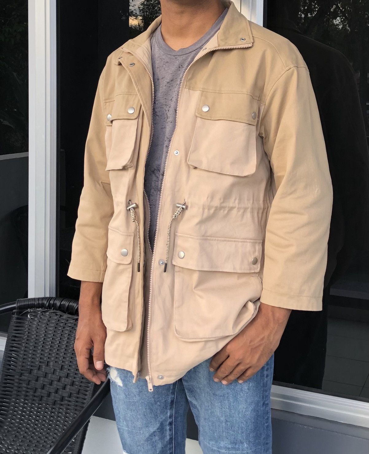 Japanese Brand Divided H&M Parka With Cargo Pocket Jacket Size US M / EU 48-50 / 2 - 4 Thumbnail