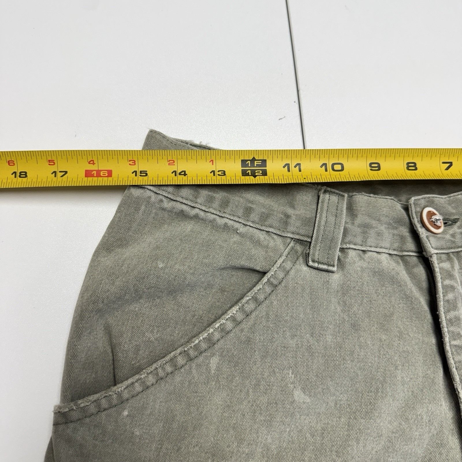 Billabong Vintage 90s Billabong Baggy Cargo Pants Mens 32 (30x30.5) Gr Size US 32 / EU 48 - 19 Thumbnail