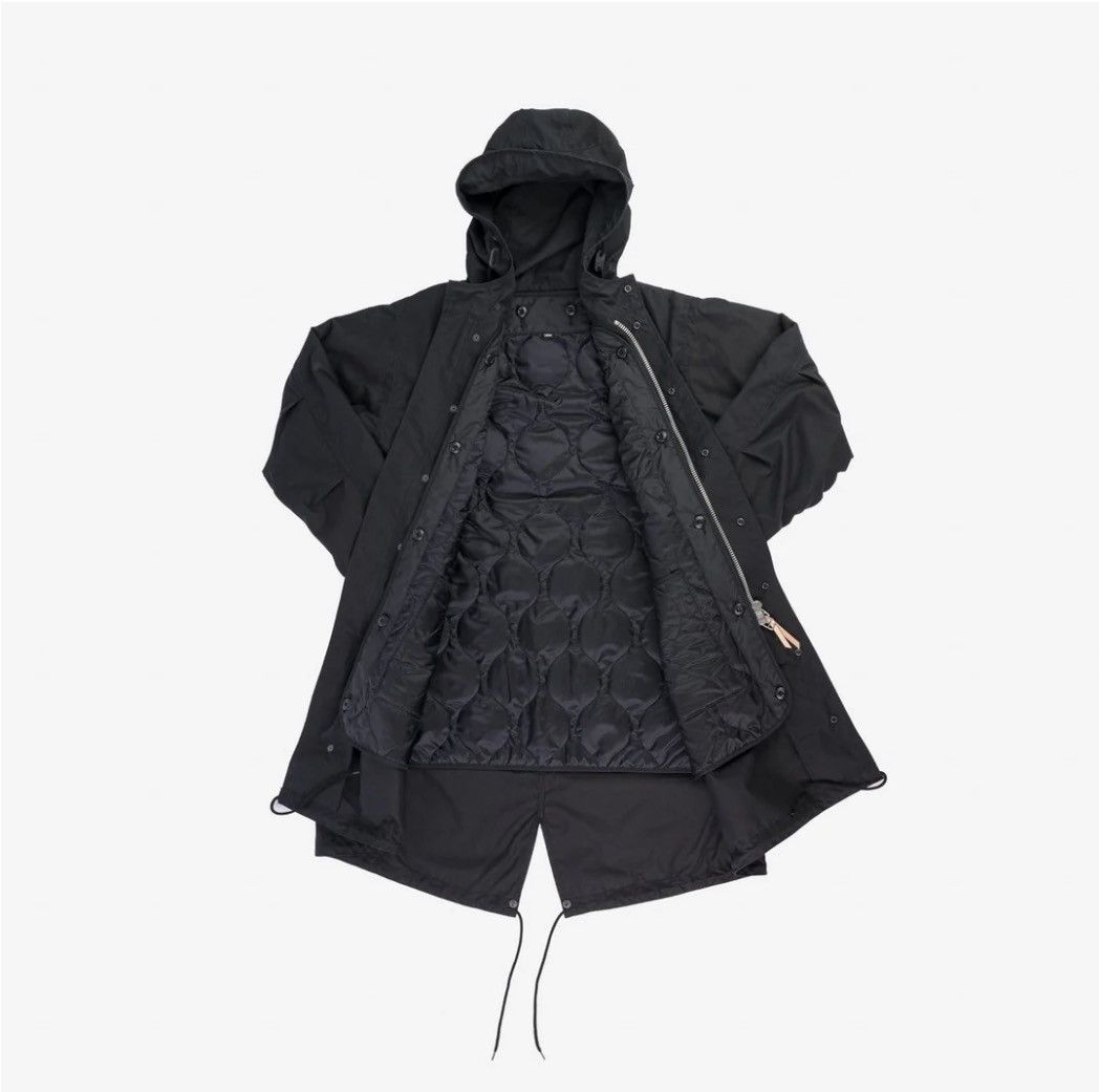 Iron Heart IHM-38-BLK - 5oz Quilted Lining M-51 Type Field Coat Size US M / EU 48-50 / 2 - 2 Thumbnail