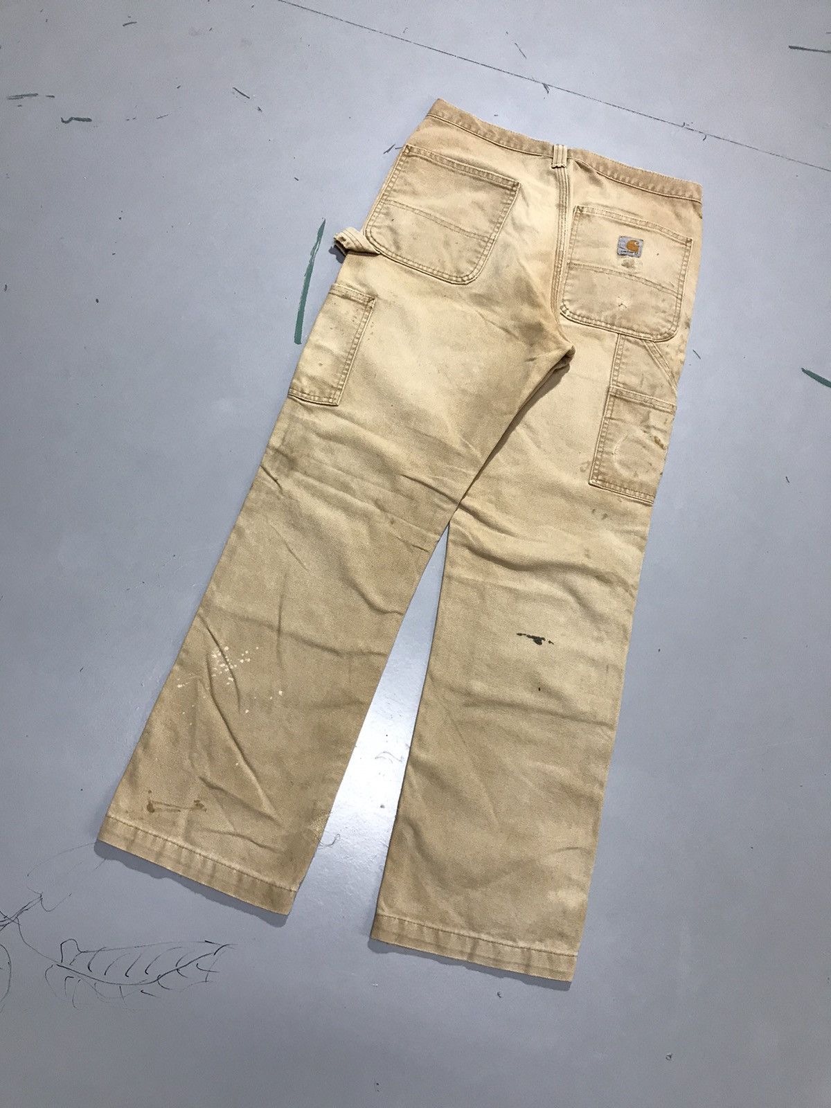Carhartt Vintage Carhartt repaired double knee workwear Size US 30 / EU 46 - 9 Thumbnail