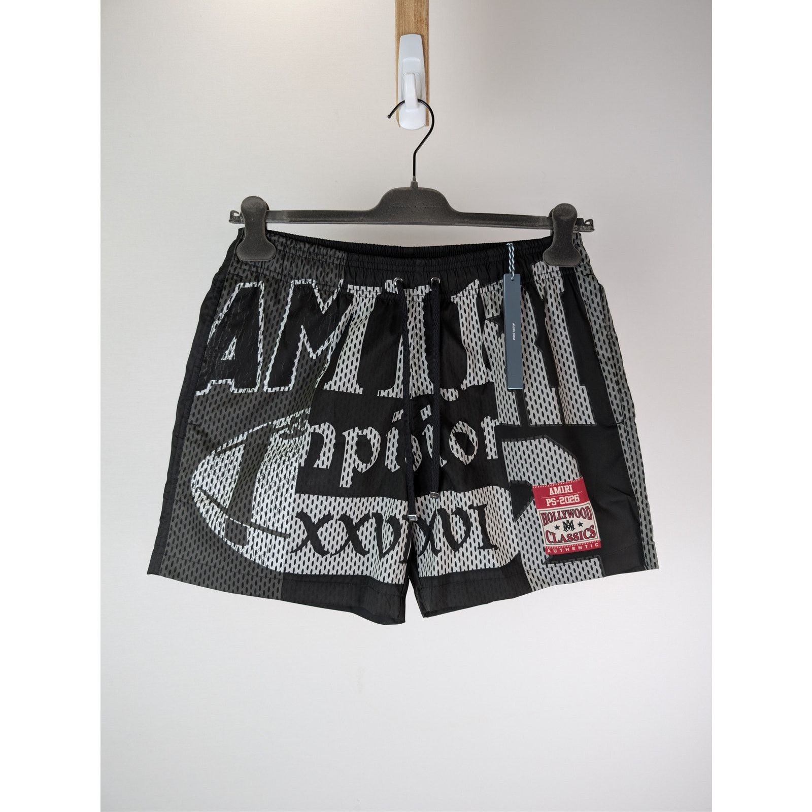 Amiri o1rshd1 Spliced Swim Trunk Shorts in Black Size US 30 / EU 46 - 1 Thumbnail
