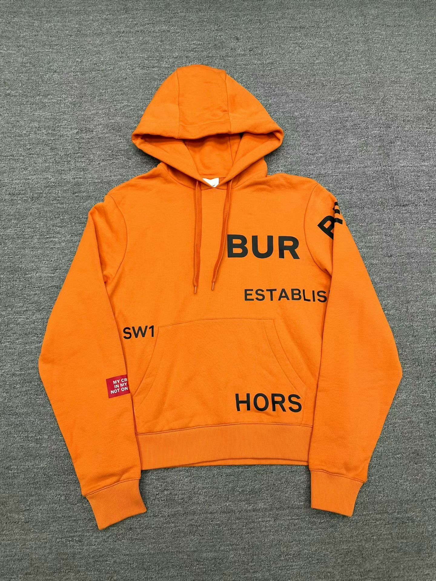 Burberry burberry bright orange graphic hoodie xs Size US XS / EU 42 / 0 - 1 Thumbnail