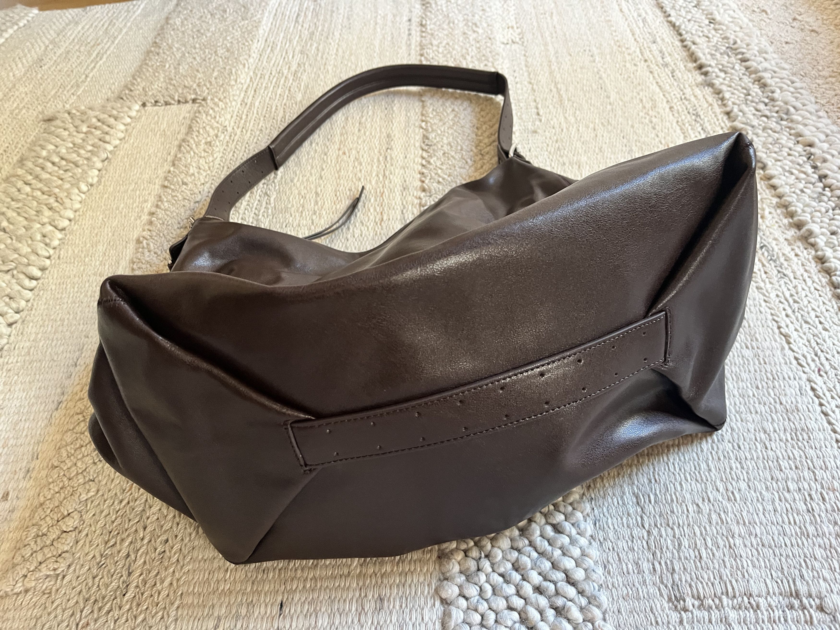 Lemaire BELTED HOBO BAG IN LEATHER Size ONE SIZE - 10 Thumbnail