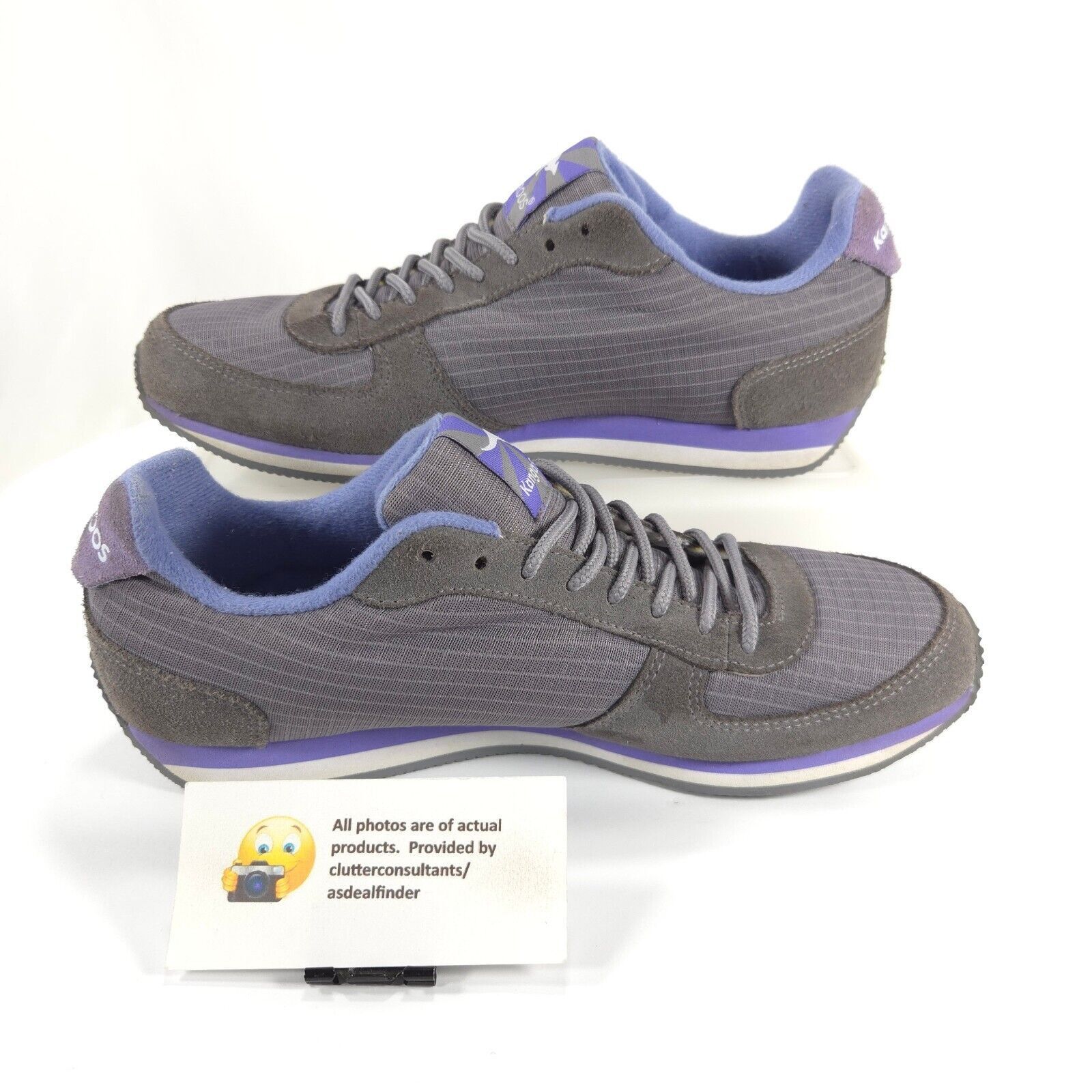KangaROOS KangaROOS Lace Up Shoe Women Size 9 9ALU0059W-2005 Gray Blue Size US 9 / IT 39 - 4 Thumbnail