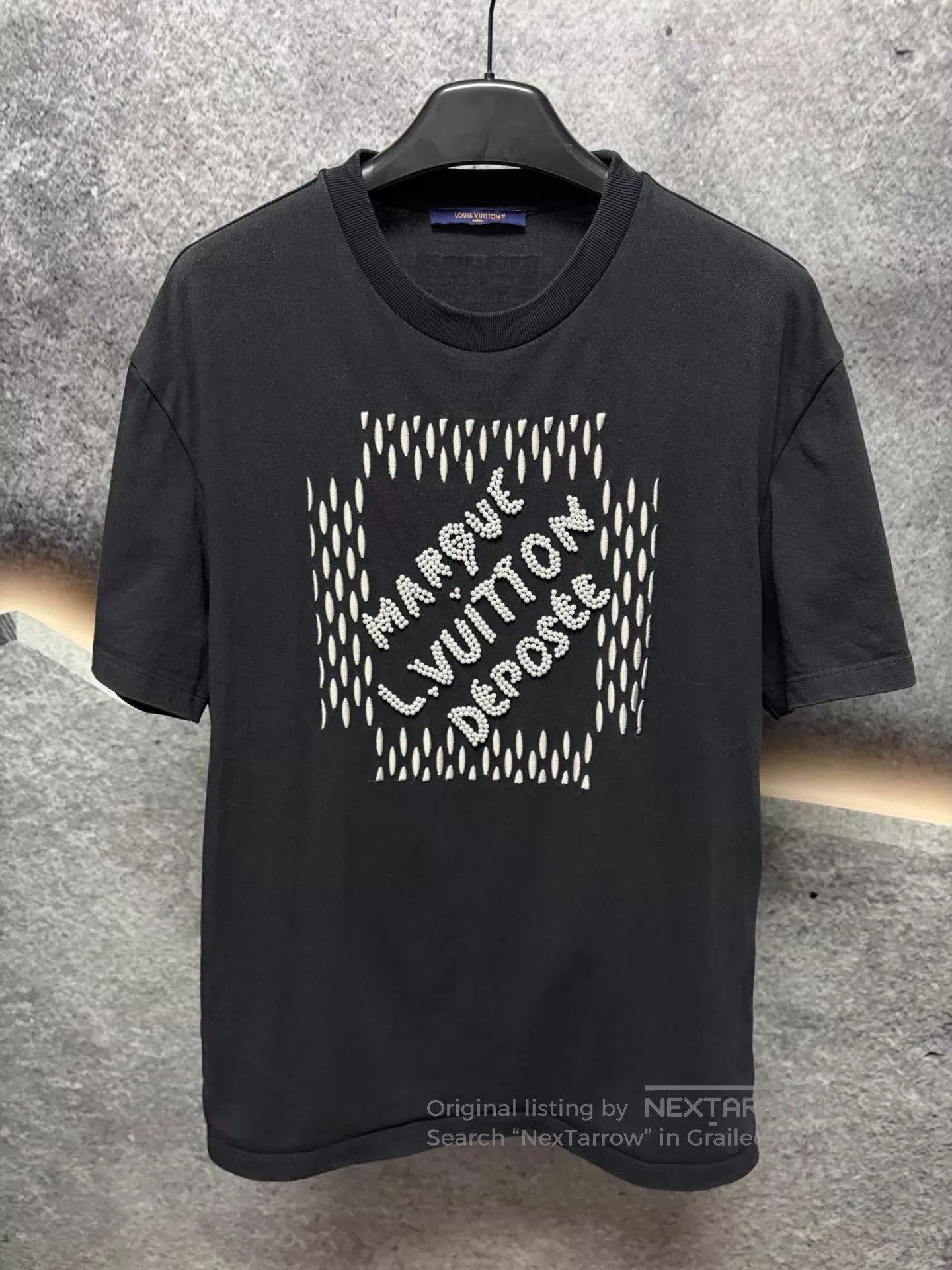 Louis Vuitton Black Short Sleeve Graphic T-Shirt - XL. Size US XL / EU 56 / 4 - 1 Thumbnail