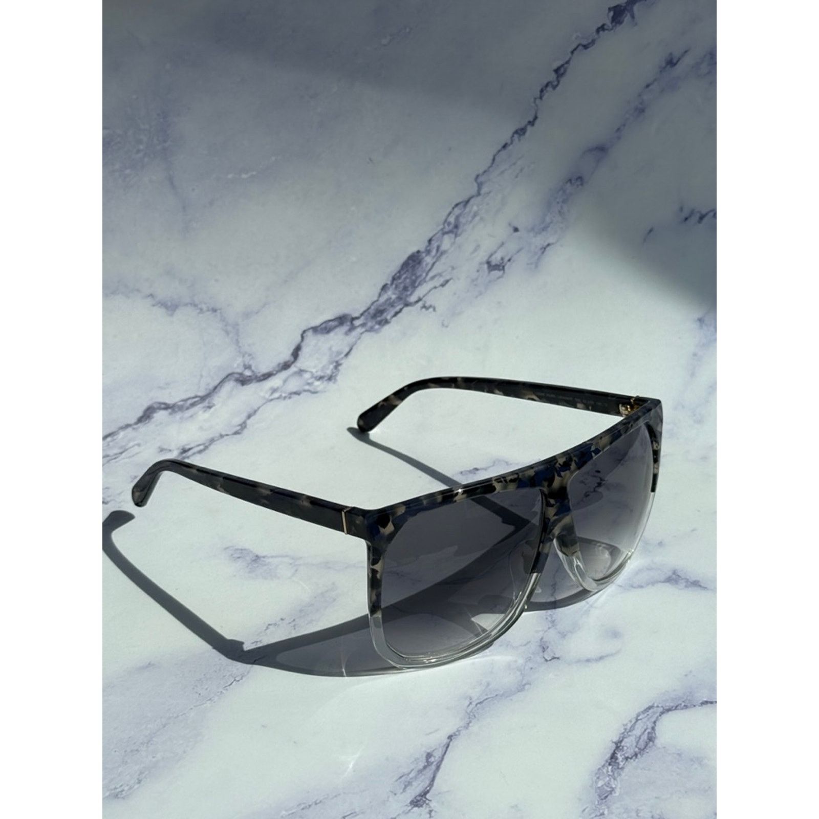 Loewe NEW Loewe LW40001F Filipa Sunglasses in Grey Blue Havana Size ONE SIZE - 6 Thumbnail