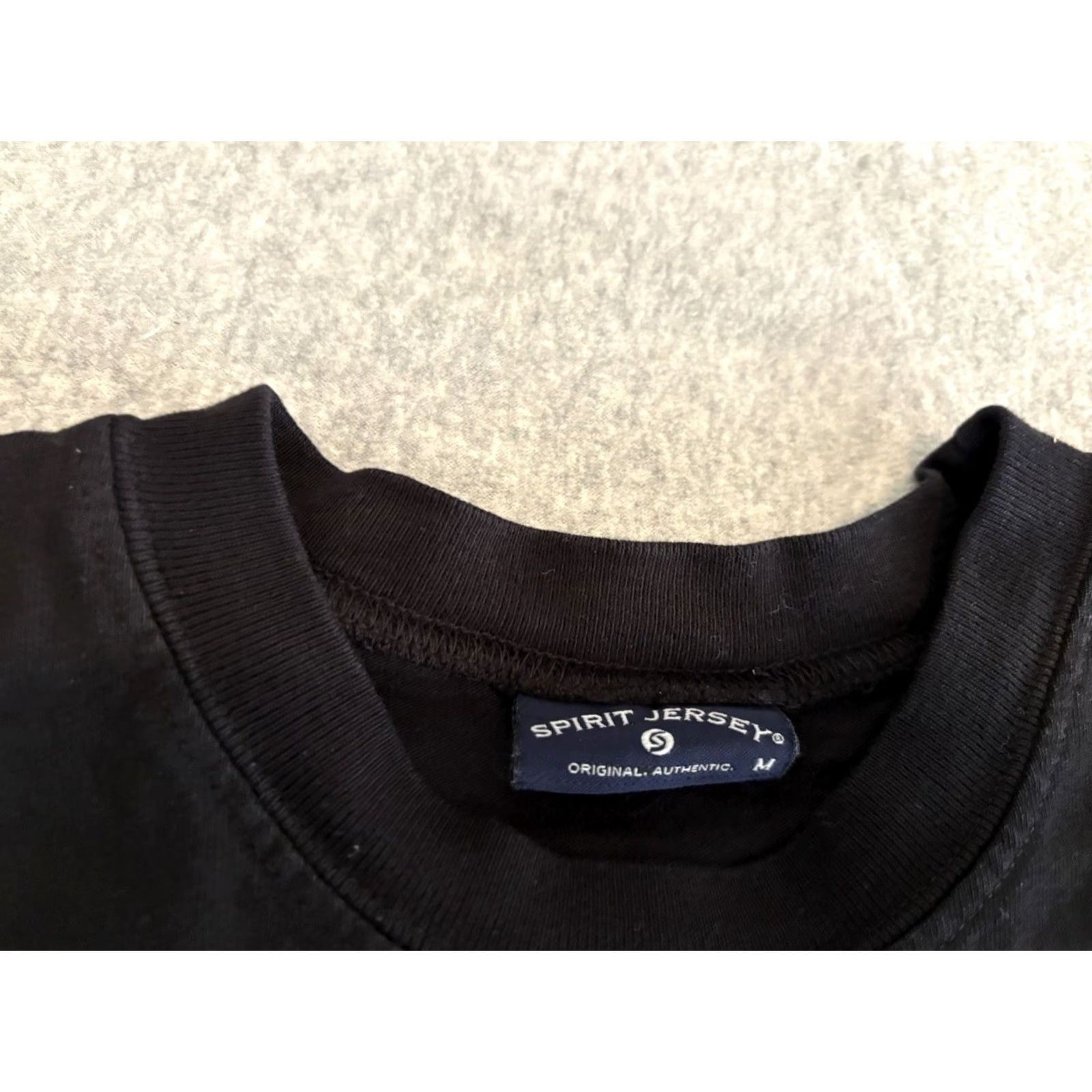 ESPIRIT Knott's Scary Farm Black Spirit Jersey Long Sleeve Shirt Halloween Size Medium Mens Size US M / EU 48-50 / 2 - 5 Thumbnail