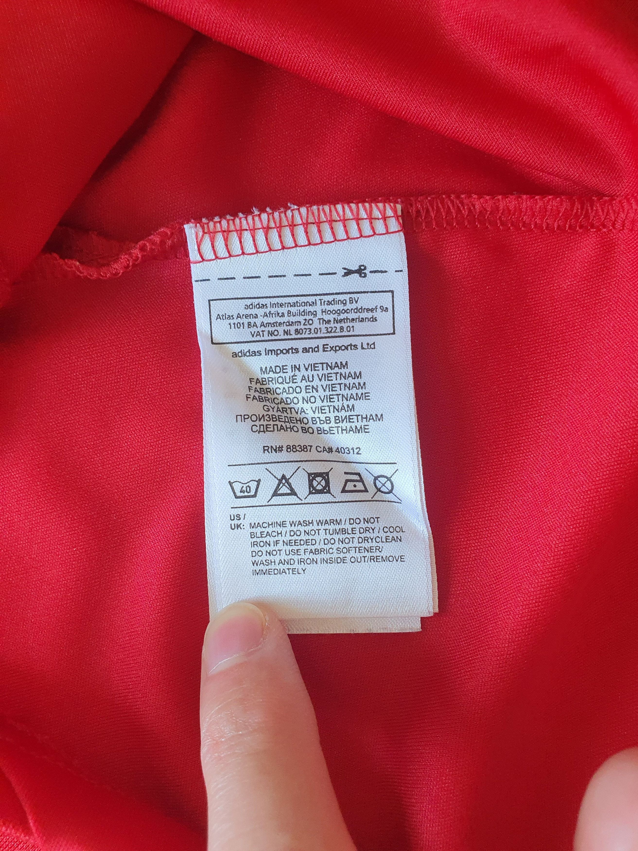 Adidas Denmark 2012-2013 Home Shirt Jersey (20th Anniversary) Size US S / EU 44-46 / 1 - 5 Thumbnail