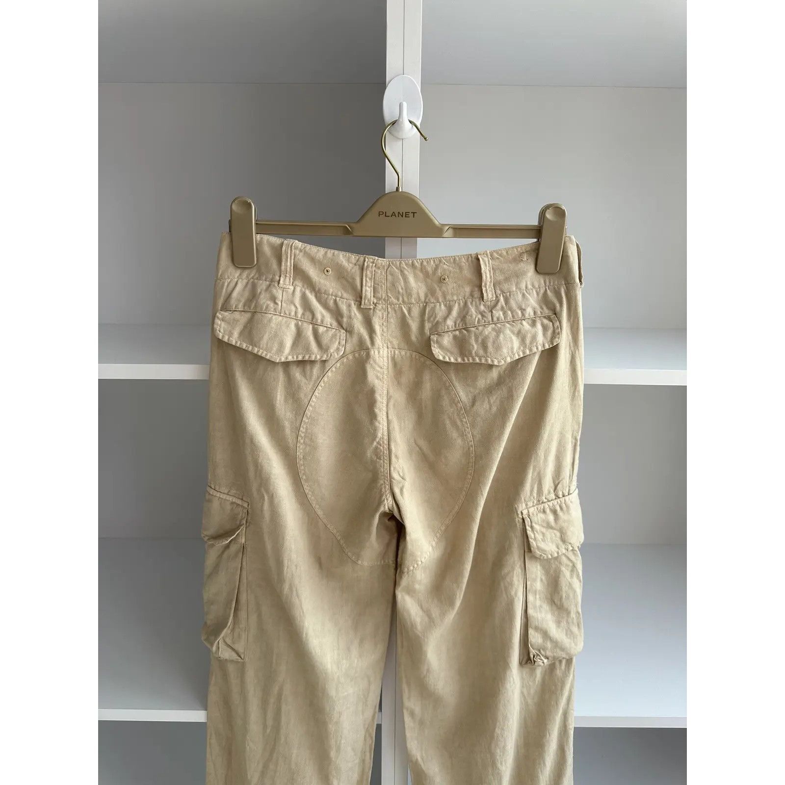 Polo Ralph Lauren VTG Polo Ralph Lauren Woman Linen Cargo Pants Size US 38 / EU 54 - 11 Thumbnail