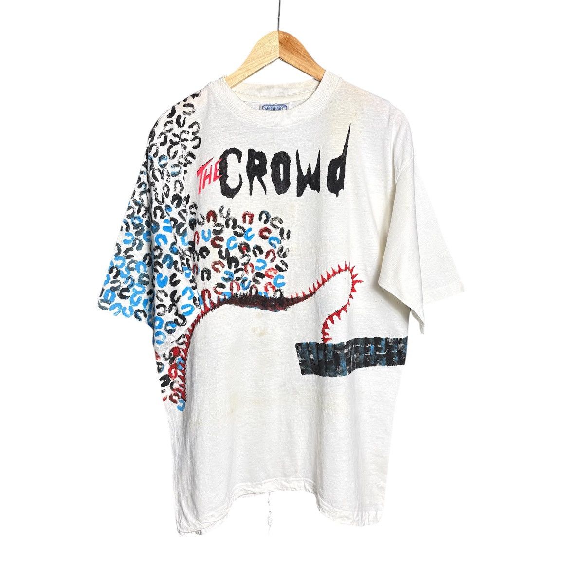 Band Tees Rare Vintage 80s The Crowd Punk Band Tee / Sex Pistols Size US L / EU 52-54 / 3 - 1 Thumbnail