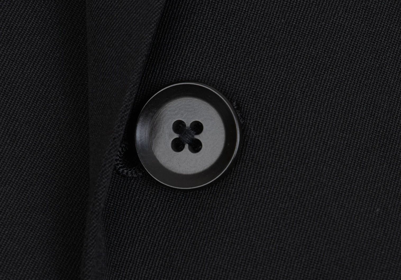 Yohji Yamamoto Yohji Yamamoto Wool Gabardine Jacket Black 3 Size US L / EU 52-54 / 3 - 10 Thumbnail
