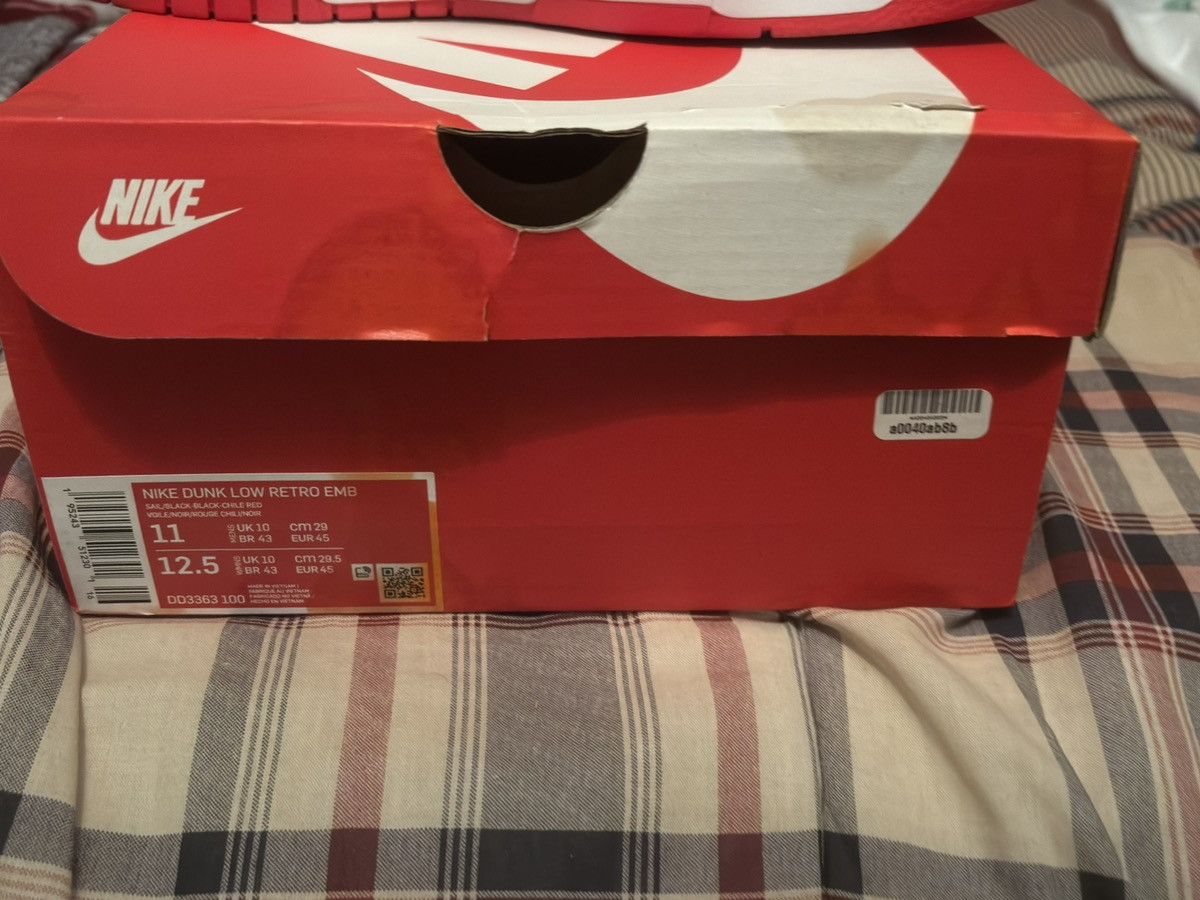 Nike NBA x Dunk Low EMB '75th Anniversary - Bulls' Size US 11 / EU 44 - 12 Thumbnail