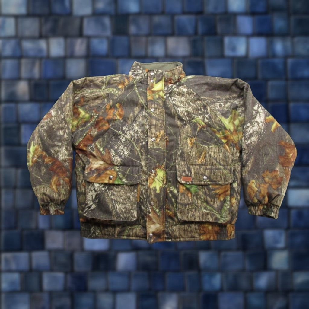 Vintage VINTAGE Woolrich Mens Mossy Oak Camo Reversible Hunting Jacket Size L Size US L / EU 52-54 / 3 - 1 Thumbnail