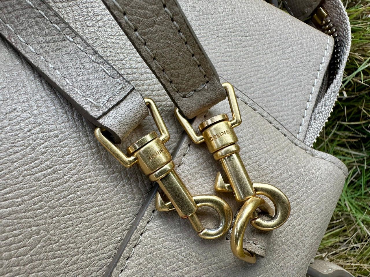 Celine Authentic Celine Grained Calfskin Micro Belt Bag Size ONE SIZE - 13 Thumbnail