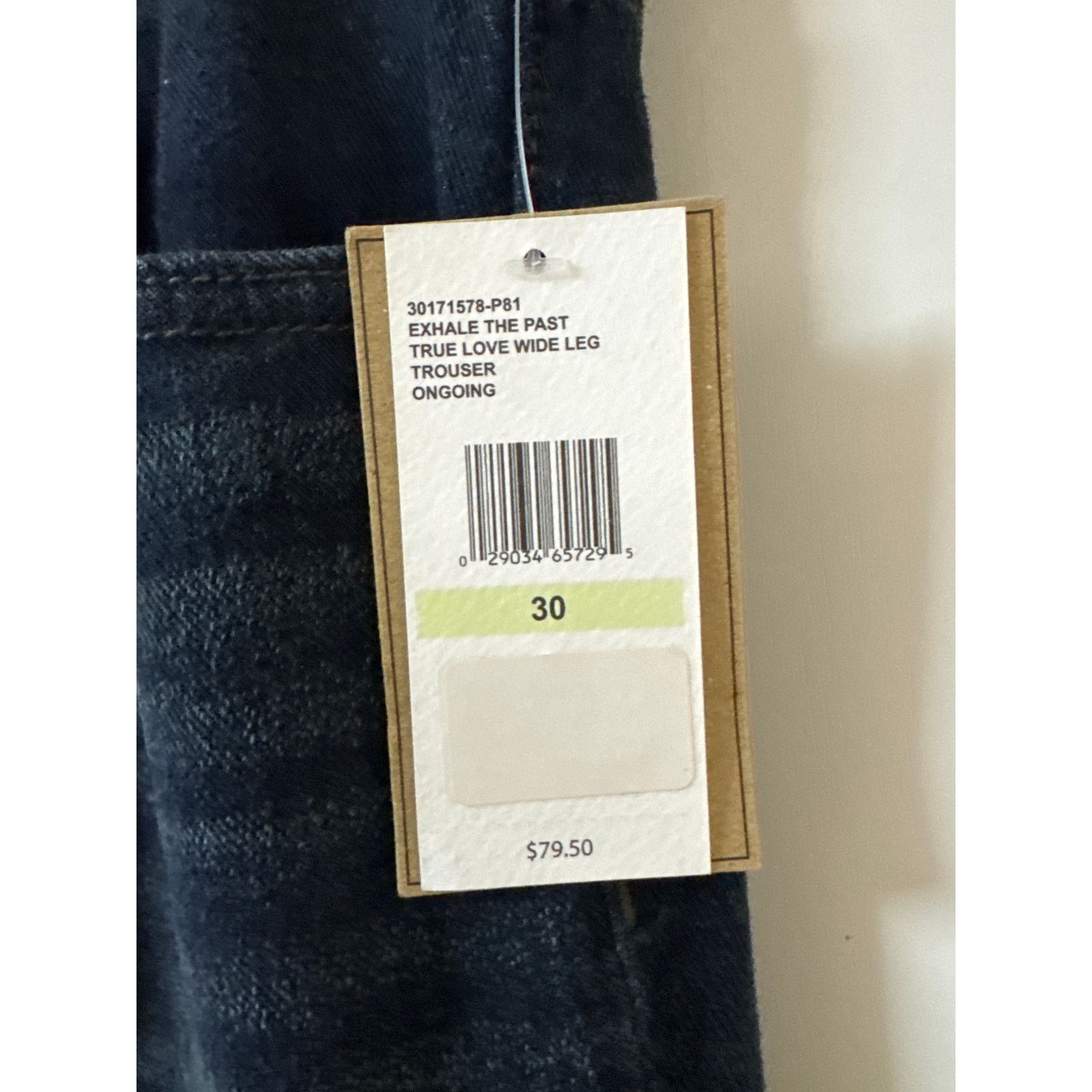 Jessica Simpson NWT Jessica Simpson Lived In Vintage Sz 30 Wide Leg Trousers Size 30" / US 8 / IT 44 - 4 Thumbnail