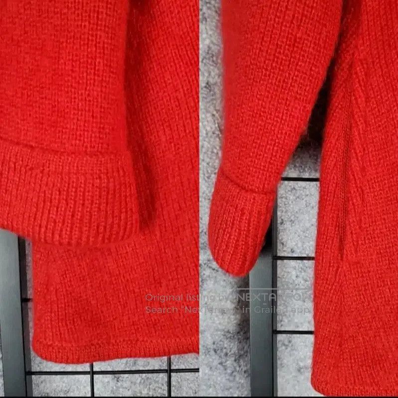 Dior Dior Red Wool Blend Long Sleeve Pullover . Size M / US 6-8 / IT 42-44 - 6 Thumbnail