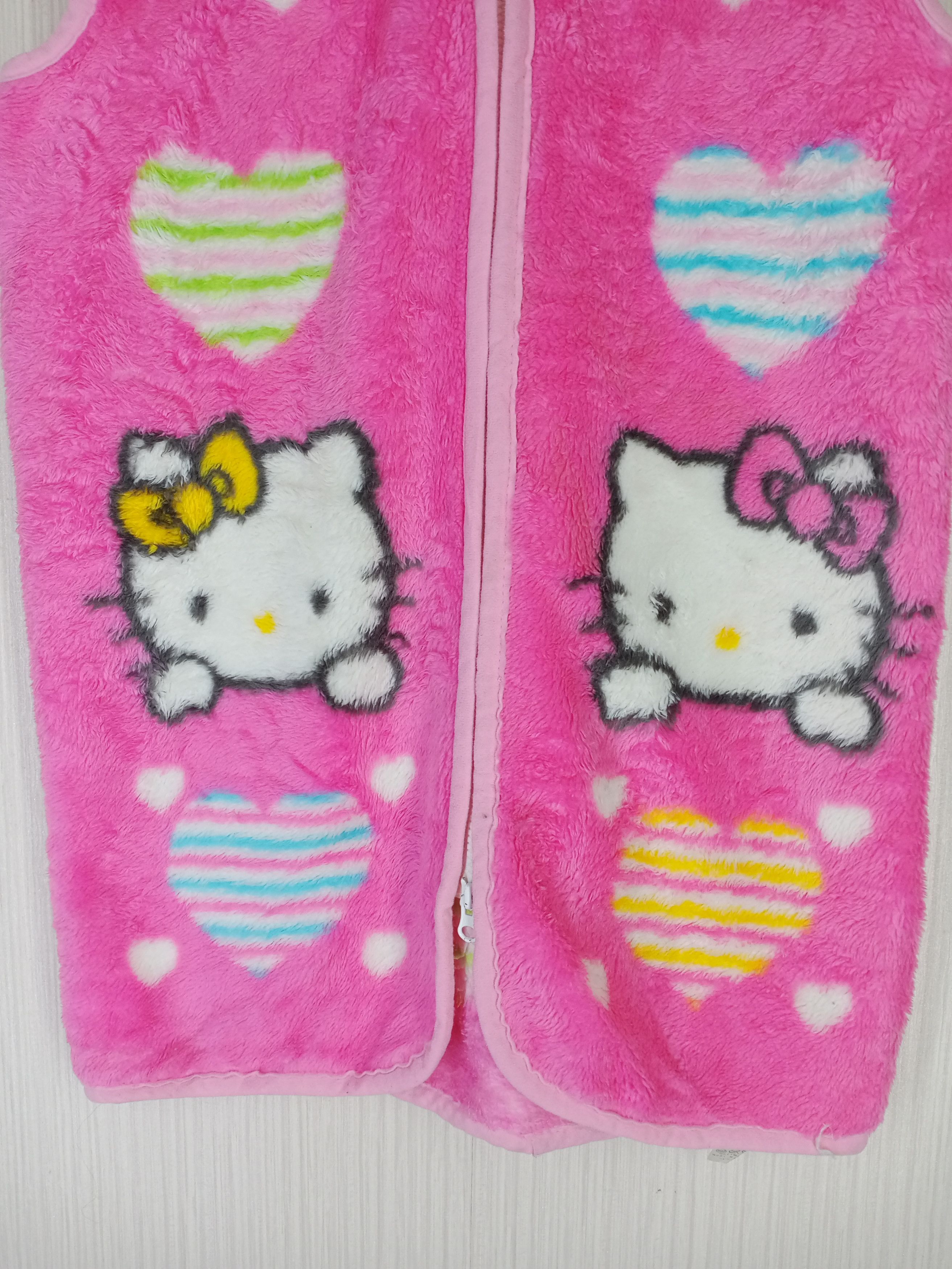 Cartoon Network Vintage Sanrio Hello Kitty Japanese Anime Fleece Vest Size M / US 6-8 / IT 42-44 - 3 Thumbnail