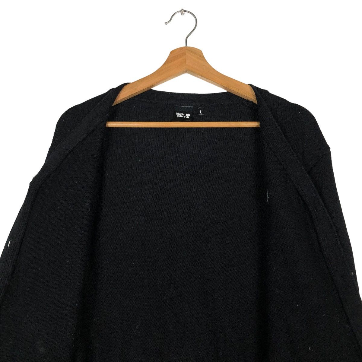 Cartoon Network 🔥VINTAGE RICH BLACK CARDIGAN JACKET HELLO KITTY CARTOON Size US L / EU 52-54 / 3 - 14 Thumbnail