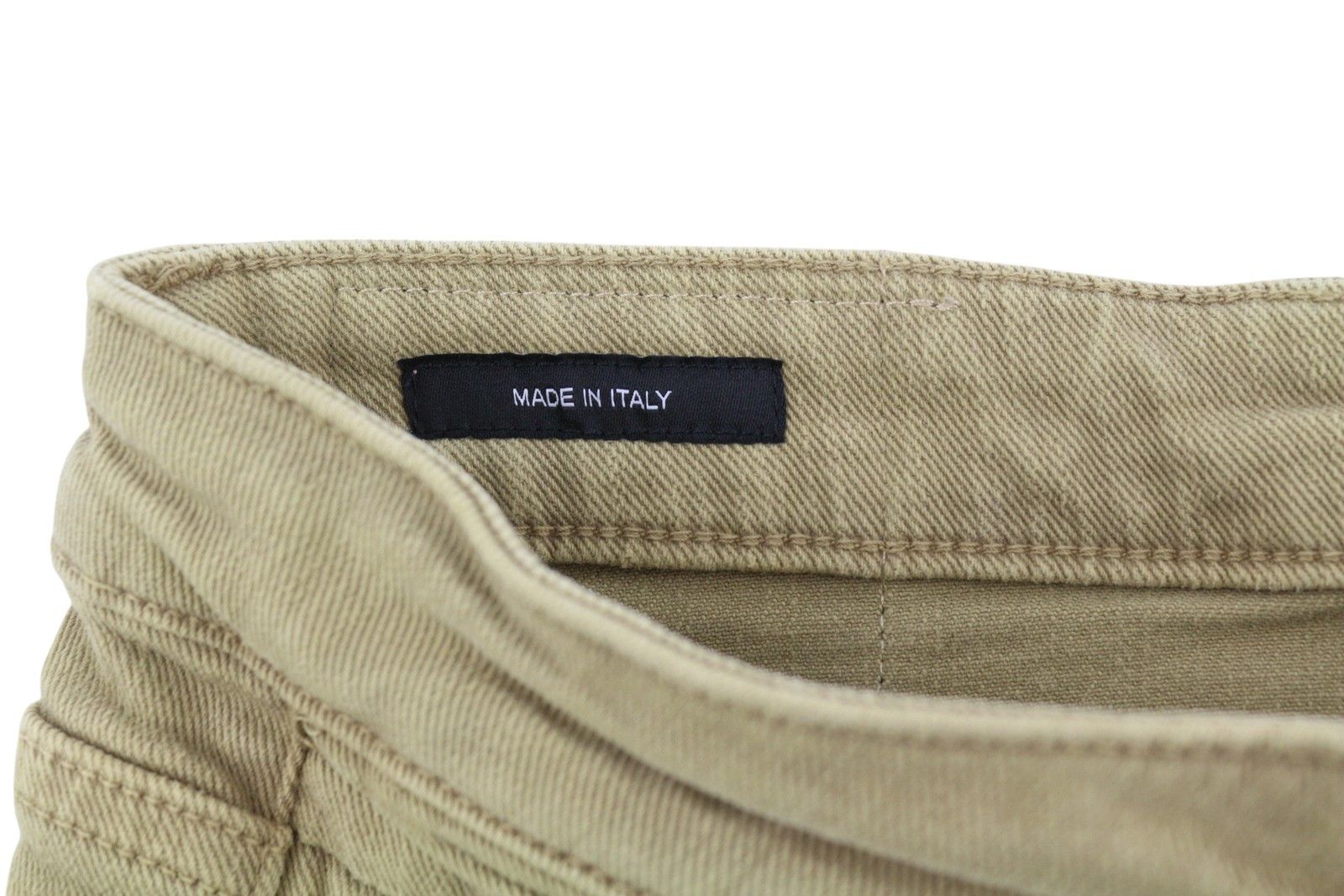 R13 BOY STRAIGHT 29 Washed Khaki Stretch Ankle Length 84435 Size 29" - 8 Thumbnail