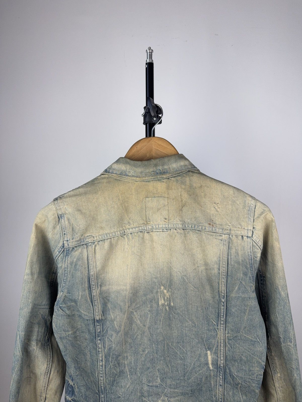 G-Star × Japanese Brand G-Star RAW Women’s Distressed Denim Jacket Light Wash Size M Size M / US 6-8 / IT 42-44 - 9 Thumbnail