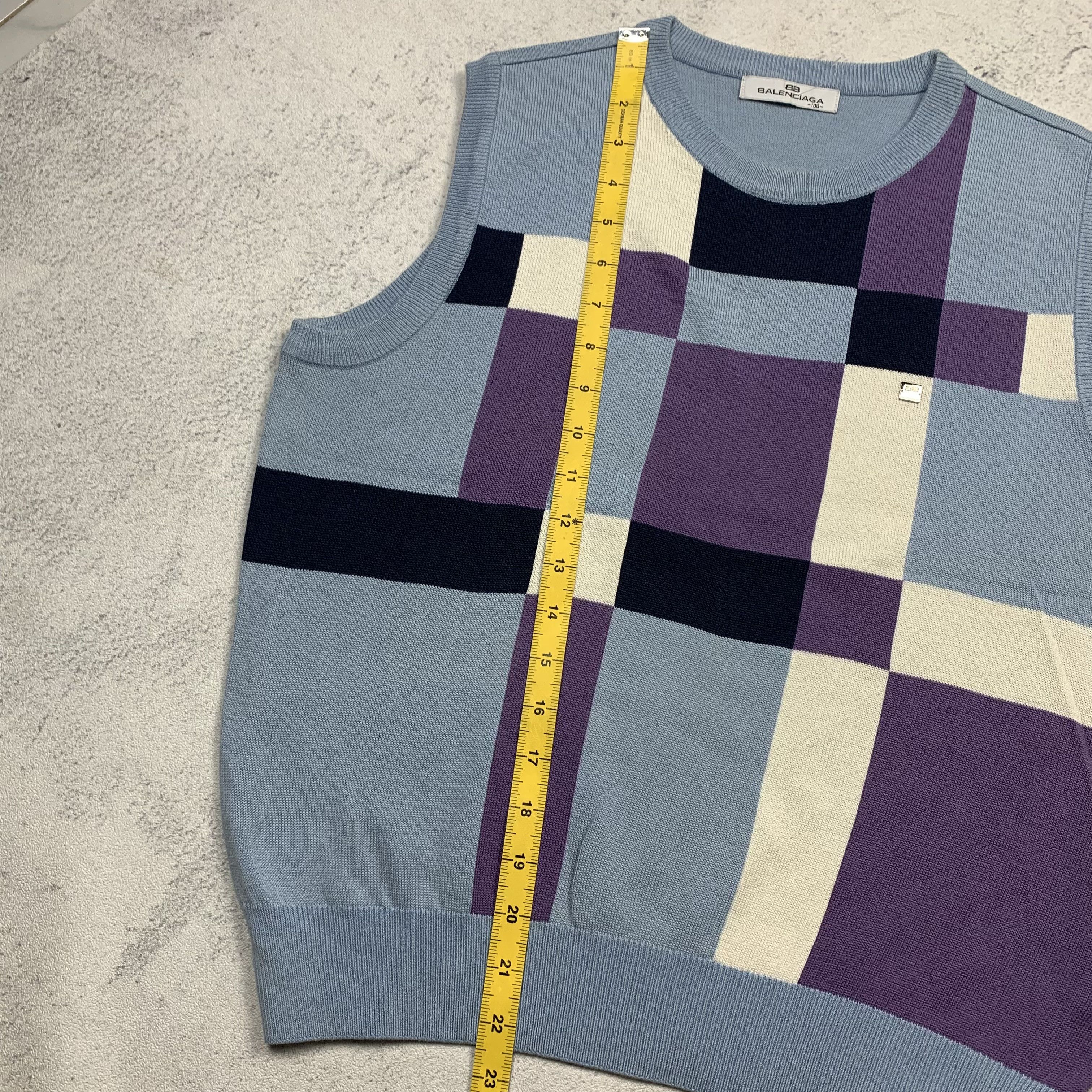Balenciaga Vintage Balenciaga Knit Vest Size US S / EU 44-46 / 1 - 7 Thumbnail