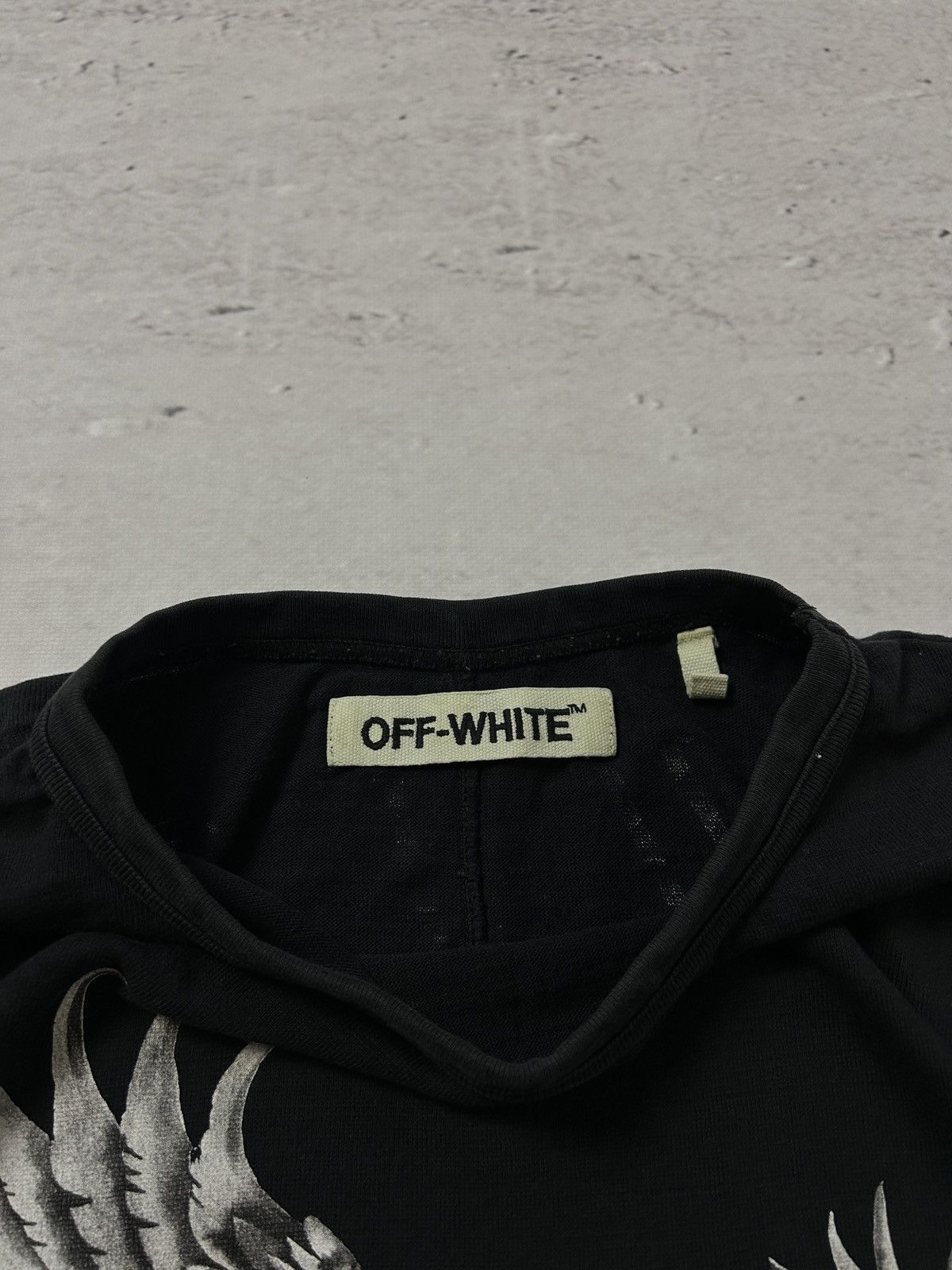 Off-White 💥Off White Virgil Abloh Othello’s Eagle Cut Off Big Logo Tee Size US M / EU 48-50 / 2 - 7 Thumbnail