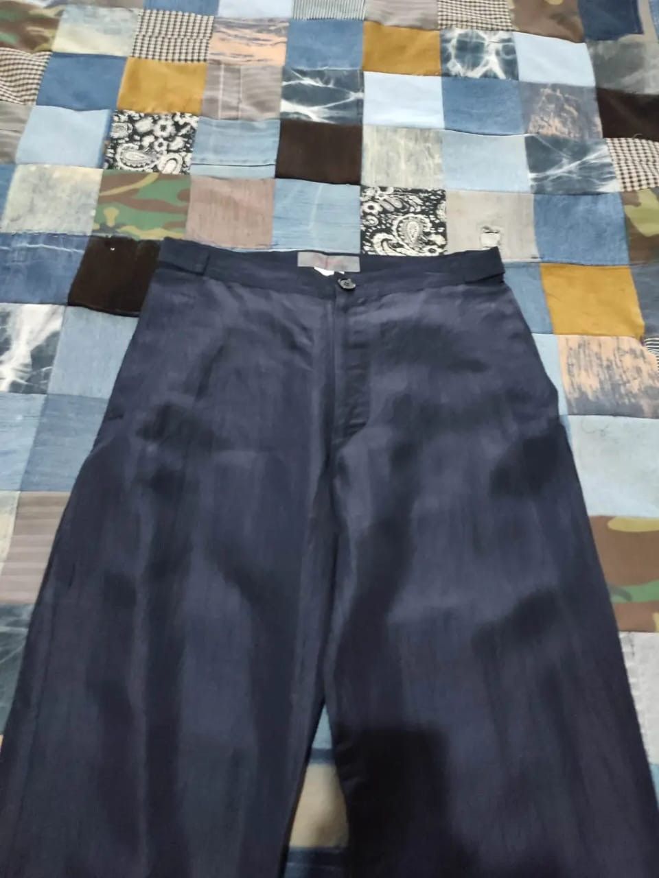 Yohji Yamamoto Yohji Yamamoto + Noir Rayon & Ramie Material Pants Size US 30 / EU 46 - 2 Thumbnail
