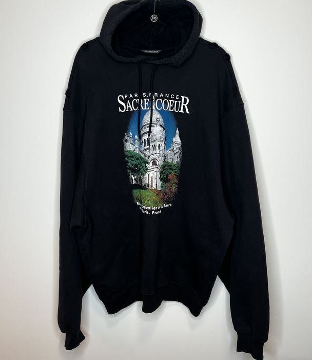 Balenciaga Balenciaga Sacré Coeur Hoodie | Grailed