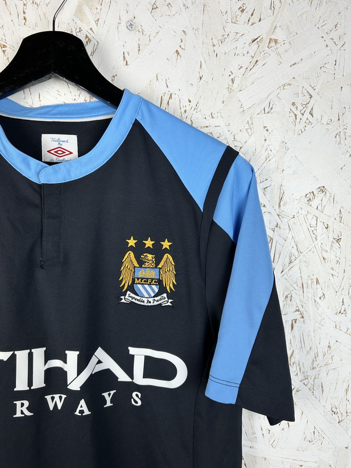 Umbro Vintage Umbro Manchester City 2012/13 Training Kit Jersey M Size US M / EU 48-50 / 2 - 5 Thumbnail