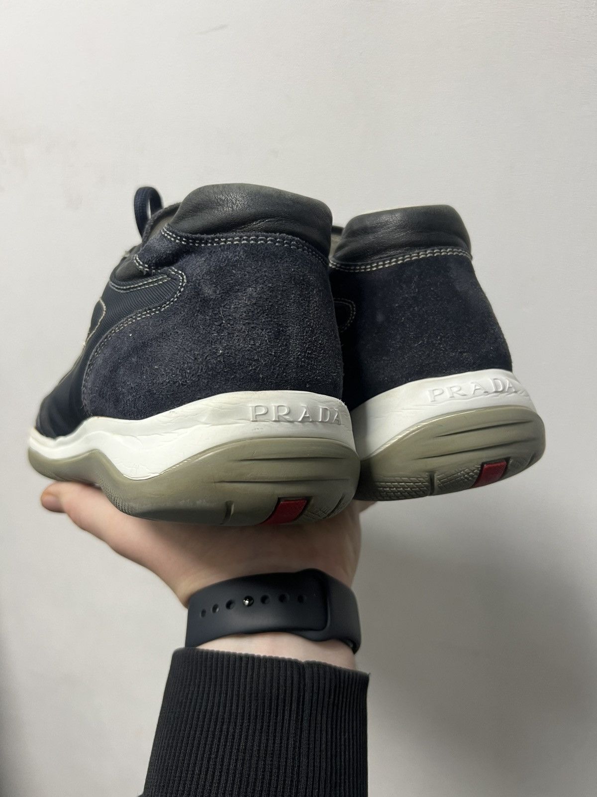 Prada Vintage Prada Blue American Cup Luxury Sneakers Size US 9 / EU 42 - 9 Thumbnail