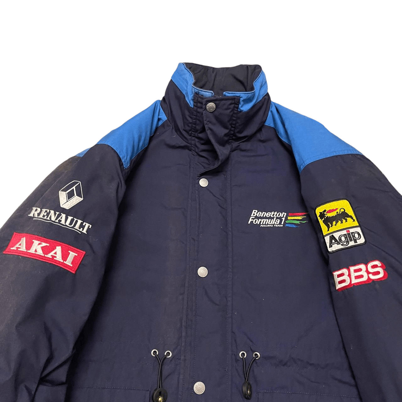 Benetton Vintage Benetton Formula 1 Racing Team Coach Jacket Size US L / EU 52-54 / 3 - 13 Thumbnail