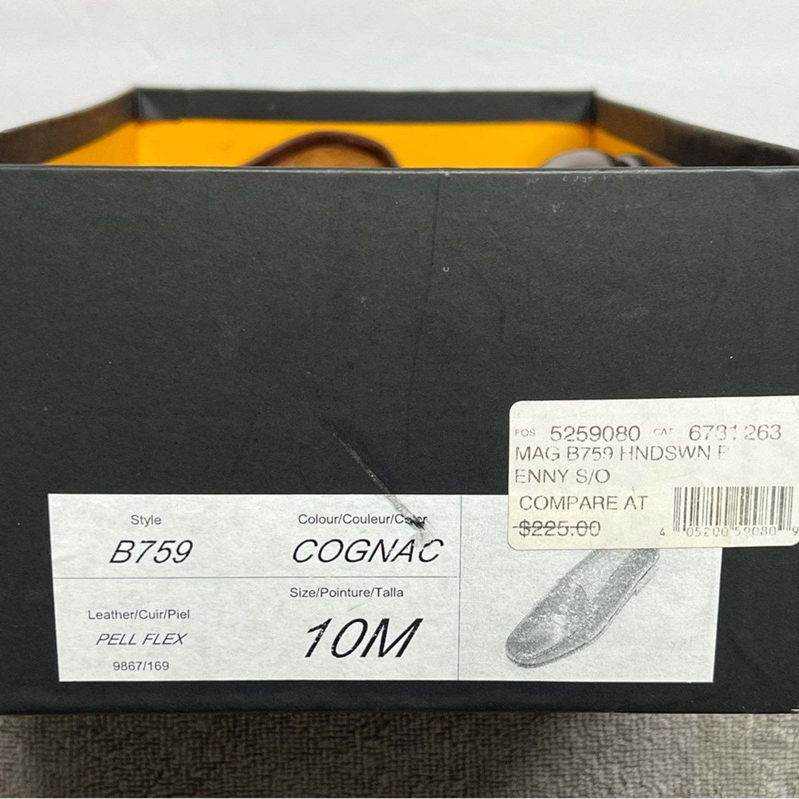 Magnanni Magnanni Leather Stitched Cognac Loafers Shoes Size 10 M Size US 10 / EU 43 - 13 Thumbnail