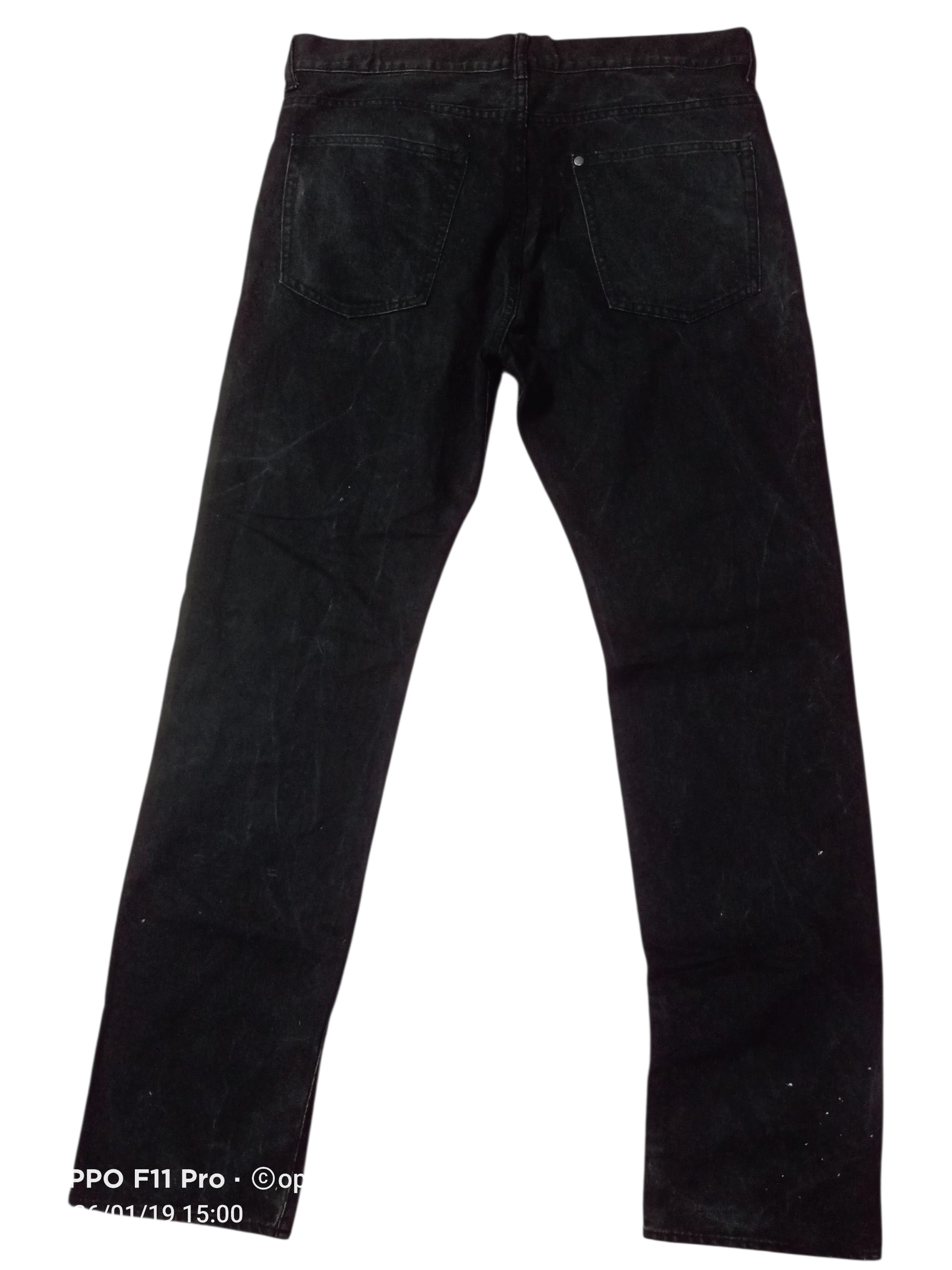 H&M H&M SuperBlack Men Straight Cut Denim 🌟 Size US 36 / EU 52 - 1 Thumbnail