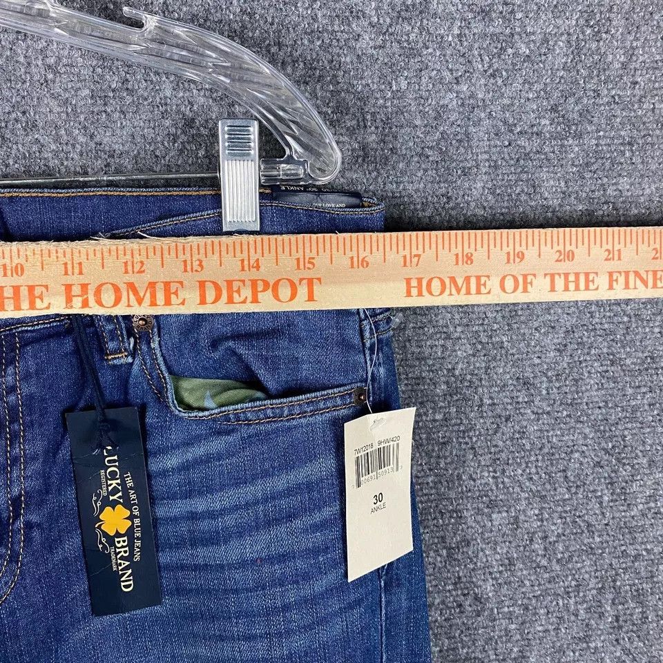 Lucky Brand Lucky Brand Classic Rider Ankle Jeans Women's 10/30 NWT Size 32" / US 10 / IT 46 - 4 Thumbnail