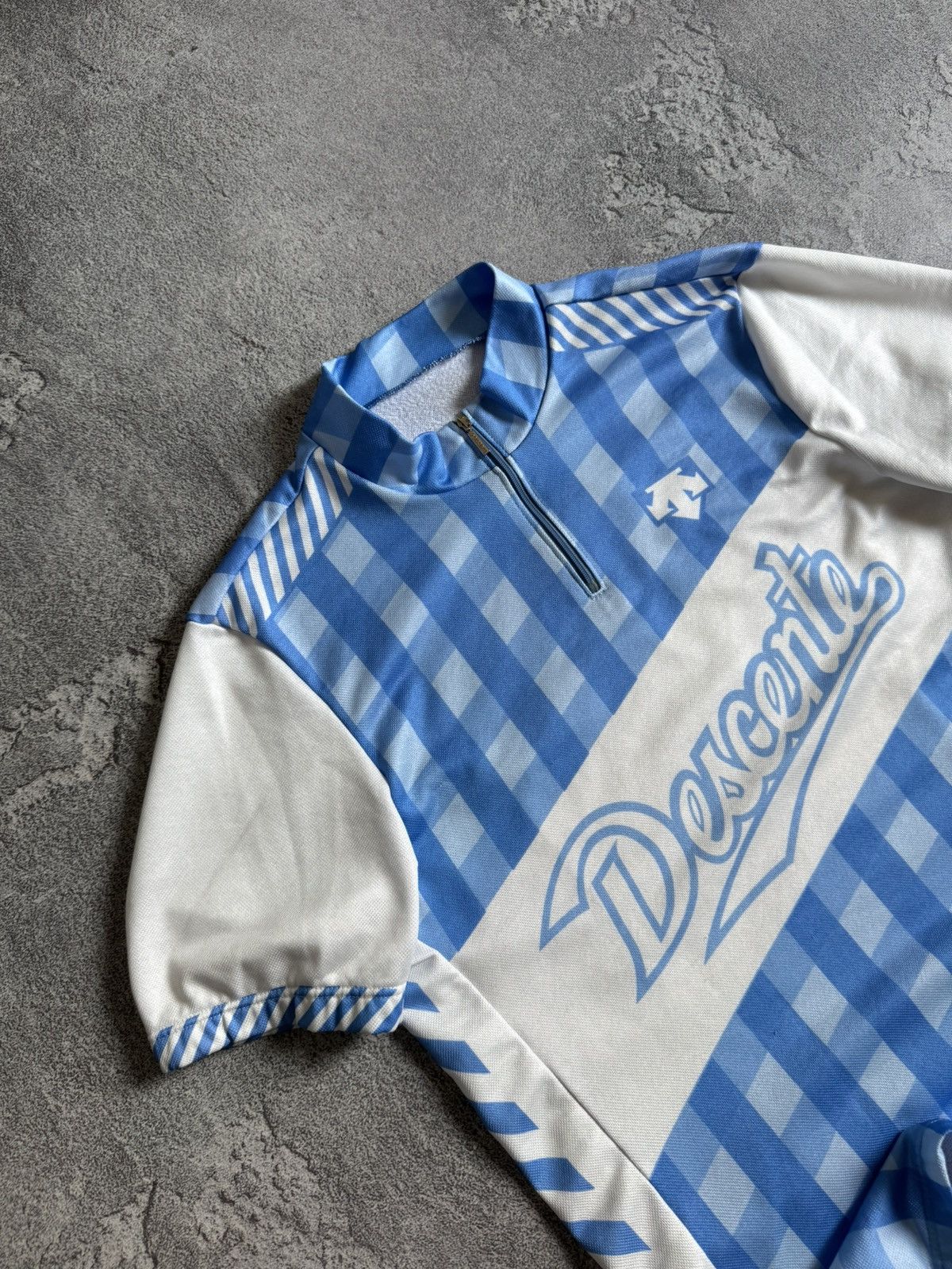 Vintage Descente L all printed vintage cycling jersey tee T-shirt Size US L / EU 52-54 / 3 - 2 Thumbnail
