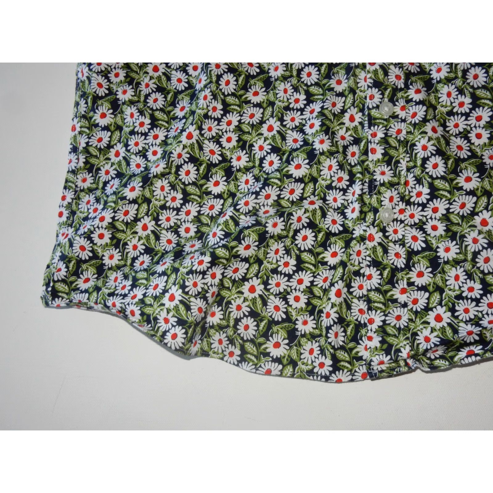 J.Crew J.CREW Button-Up Shirt Men Short Sleeve Floral Green XL Slim Size XL Mens Shirt Size US XL / EU 56 / 4 - 2 Thumbnail