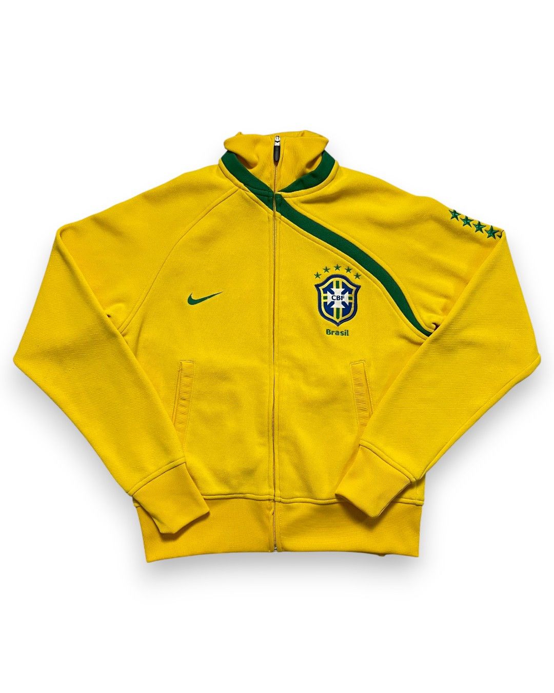 Nike Nike Brazil Vintage Zip Sweater from 00s Size US M / EU 48-50 / 2 - 1 Thumbnail