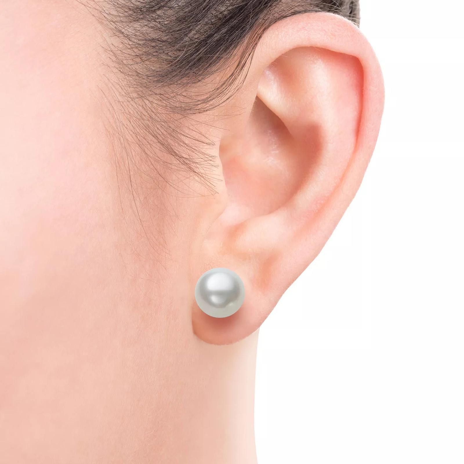 Other Belle de Mer Cultured Freshwater Button Pearl Stud Earrings Size ONE SIZE - 2 Thumbnail